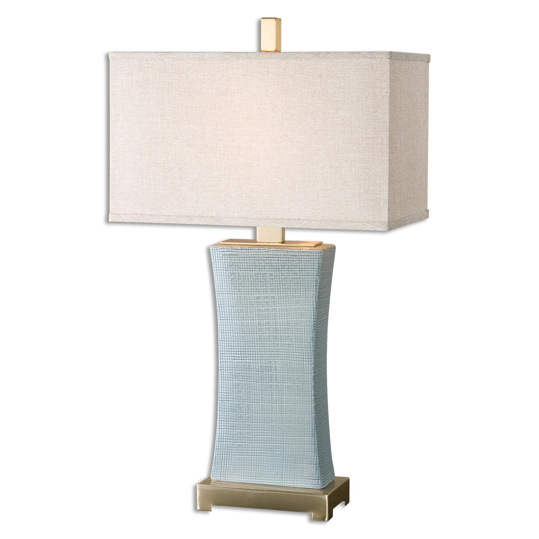 Uttermost Table Lamps 266731 Cantarana Blue Gray Table Lamp Upper
